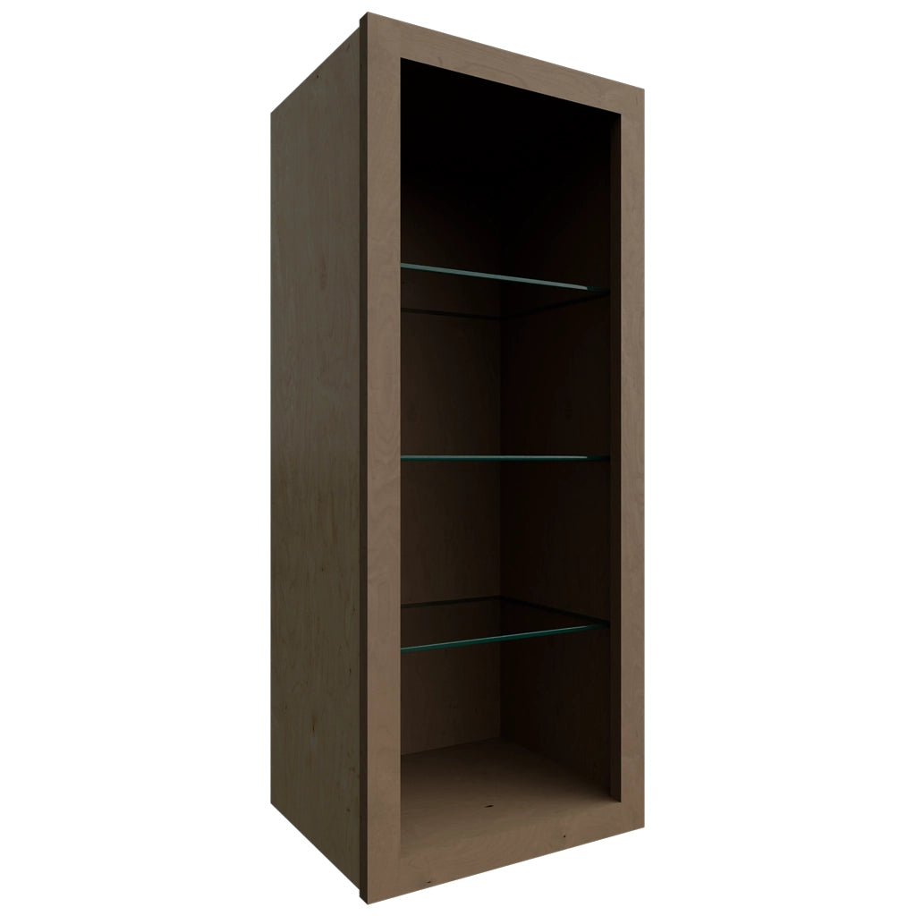 NDW1536 ( Wall | Standard No Door Cabinet - 15"W X 36"H X 12"D ) | Mocha