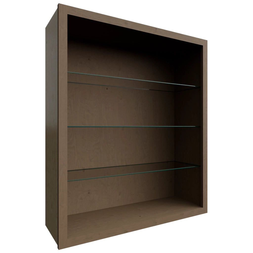 NDW3642 ( Wall | Standard No Door Cabinet - 36"W X 42"H X 12"D ) | Mocha