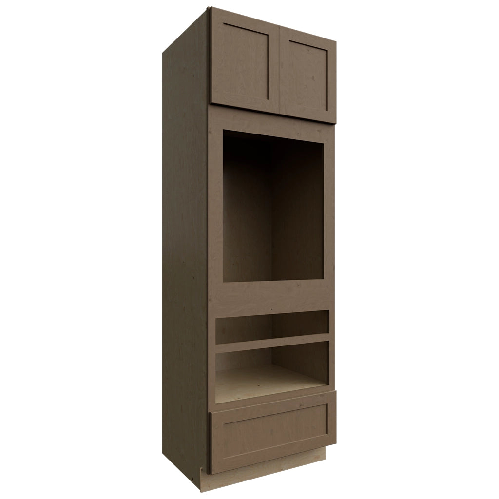 OC3390D ( Tall | Oven Cabinet Double - 33"W X 90"H X 24"D ) | Galaxy Mocha