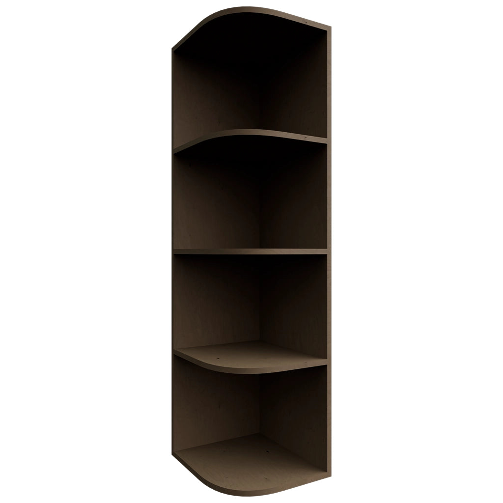 OE1242 ( Wall | Open End Cabinet - 12"W X 42"H X 12"D ) | Mocha