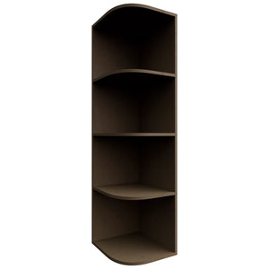 OE1242 ( Wall | Open End Cabinet - 12"W X 42"H X 12"D ) | Mocha