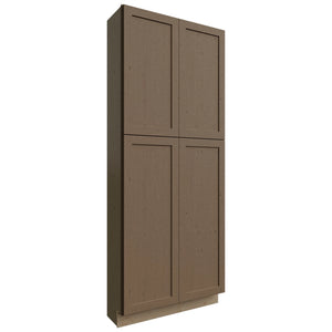 TP361290 ( Tall | Pantry Cabinet - 36"W X 90"H X 12"D ) | Galaxy Mocha