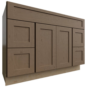 VSD48 (Tocador | Mueble combinado - 122 cm de ancho x 87 cm de alto x 53 cm de profundidad) | Galaxy Mocha
