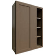 WBC3042 - Wall Corner - Blind Cabinet - 30 W X 42 H X 12 D - Galaxy Mocha