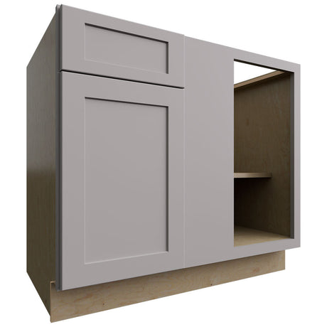 BLB42 45 - Base Corner - Blind Cabinet - 42 W X 34-1 2 H X 24 D - Galaxy Nickel