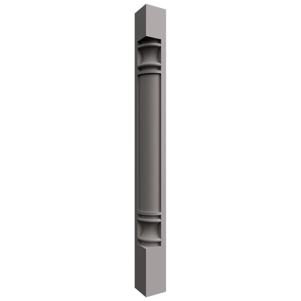 CP36 - Base - Corner Post - 3 W X 36-1 2 H X 3 D - Nickel