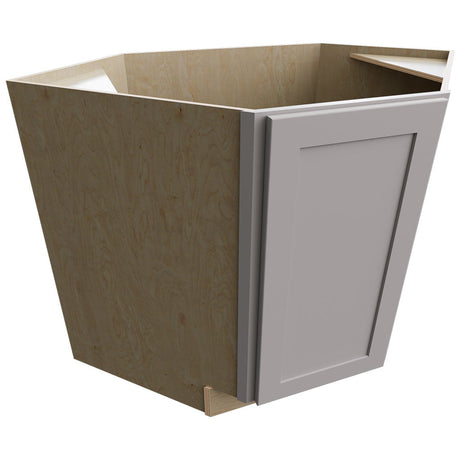 DSB36FD - Base Corner - Diagonal Sink Cabinet - 36 W X 34-1 2 H X 36 D - Galaxy Nickel