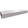 Fabuwood Nickel LED FLS24 Wall Floating Shelf W/Lighting 24 W X 2-1/2 H X 10 D