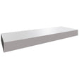 Fabuwood Nickel LED FLS30 Wall Floating Shelf W/Lighting 30 W X 2-1/2 H X 10 D