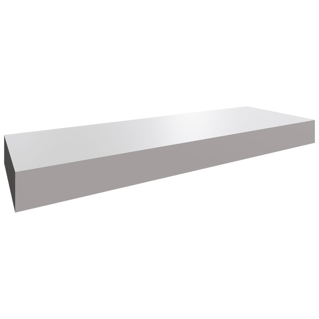 Fabuwood Nickel LED FLS30 Wall Floating Shelf W/Lighting 30 W X 2-1/2 H X 10 D