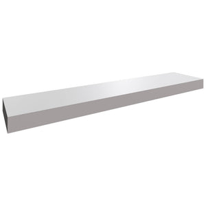 FLS48 - Wall - Floating Shelf - 48 W X 2-1 2 H X 10 D - Nickel