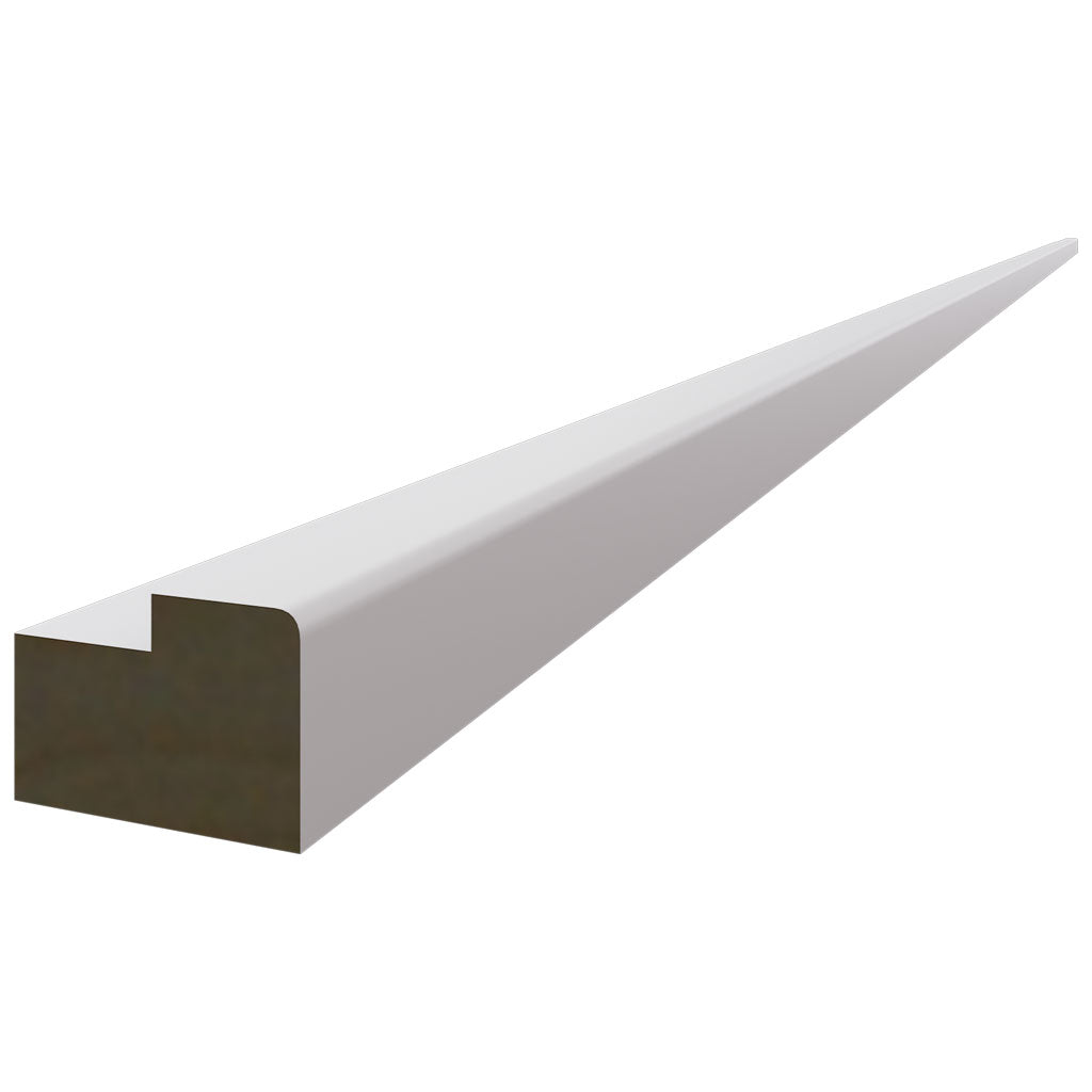 LRM - Light Rail Molding - 96 W X 1 H X 1 T - Galaxy Nickel