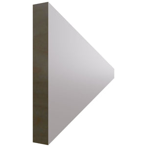 MEX-8 - Extension Molding - 96 W X 6 H X 3 4 T - Nickel