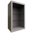 NDW1830 - Wall - Standard No Door Cabinet - 18 W X 30 H X 12 D - Nickel