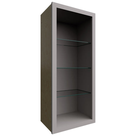 NDW1842 - Wall - Standard No Door Cabinet - 18 W X 42 H X 12 D - Nickel