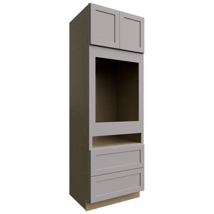 OC3390C - Tall - Oven Cabinet Combo - 33 W X 90 H X 24 D - Galaxy Nickel