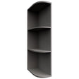 OEL630 - Wall - Open End Cabinet - 6 W X 30 H X 12 D - Nickel