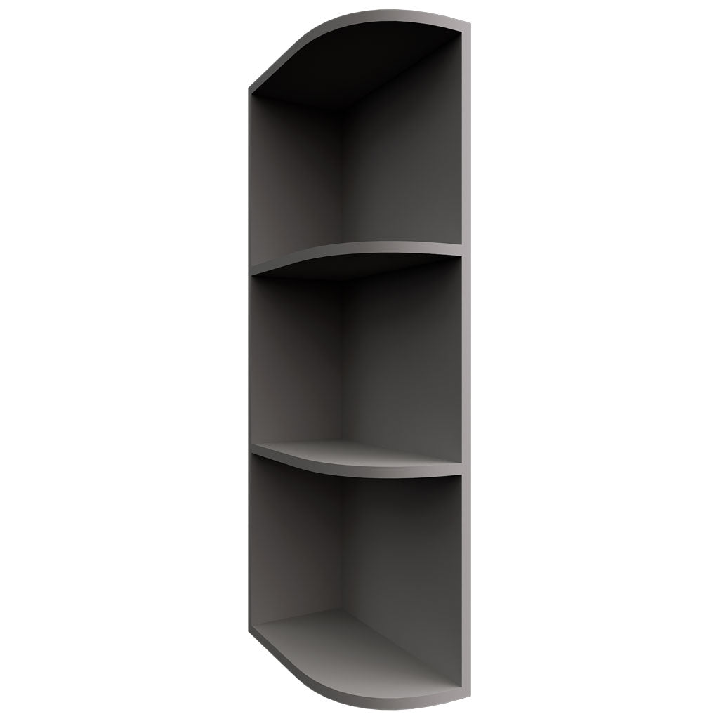 OEL630 - Wall - Open End Cabinet - 6 W X 30 H X 12 D - Nickel