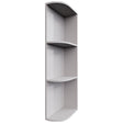 OER636 - Wall - Open End Cabinet - 6 W X 36 H X 12 D - Nickel