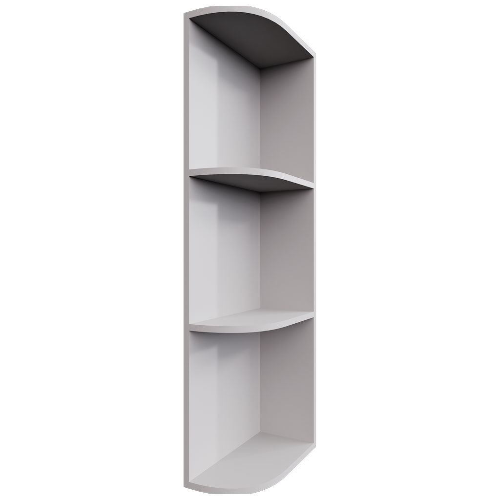 OER636 - Wall - Open End Cabinet - 6 W X 36 H X 12 D - Nickel