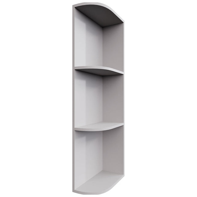 OER636 - Wall - Open End Cabinet - 6 W X 36 H X 12 D - Nickel