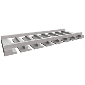 STMW30 - Wall - Stemware Rack - 30 W X 1-3 4 H X 12 D - Nickel