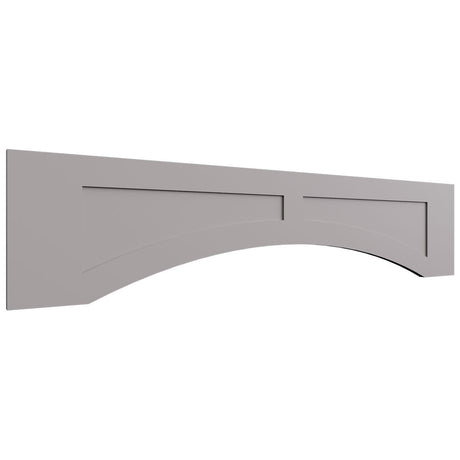 VARP54 - Wall - Arched Recessed Valance - 54 W X 12 H X 3 4 T - Galaxy Nickel