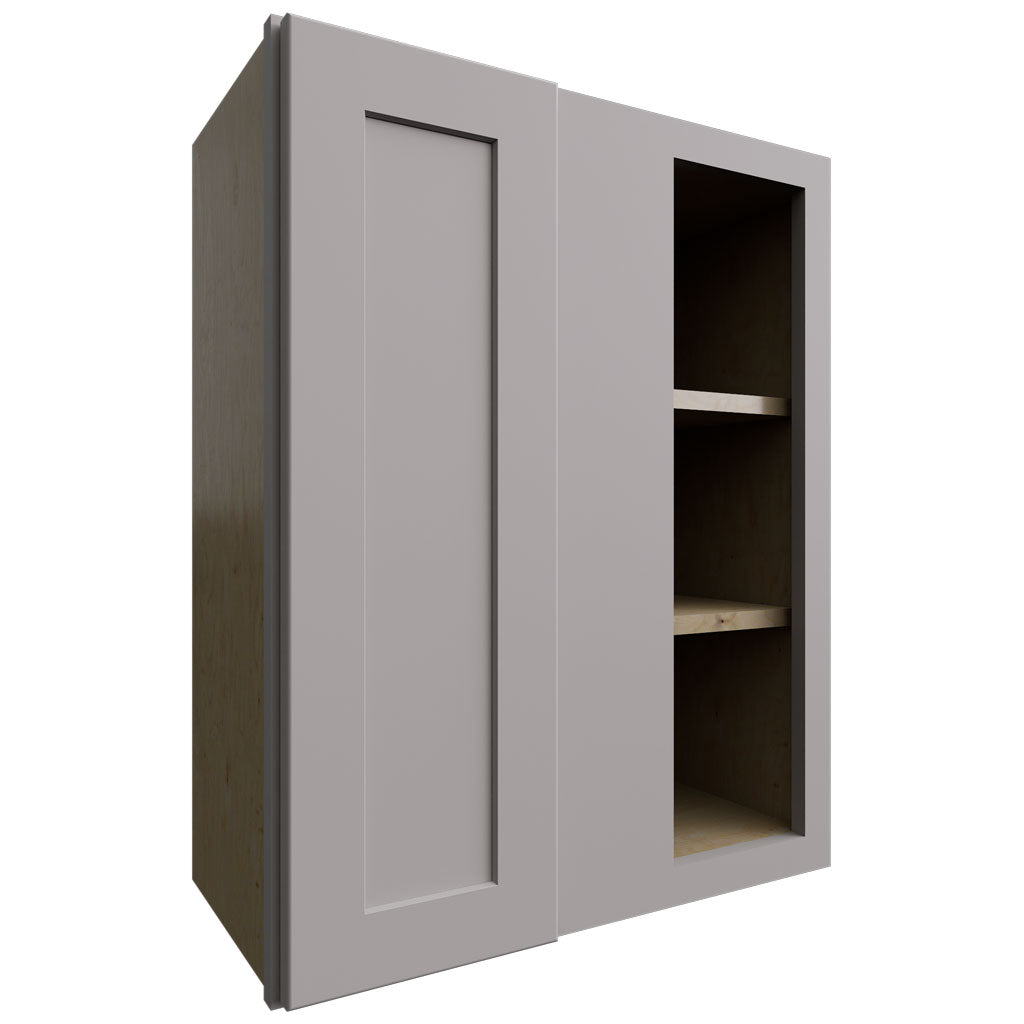 WBC2430 - Wall Corner - Blind Cabinet - 24 W X 30 H X 12 D - Galaxy Nickel