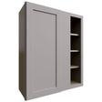 WBC3036 - Wall Corner - Blind Cabinet - 30 W X 36 H X 12 D - Galaxy Nickel