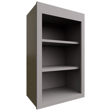 WOS1830 - Wall - Open Shelf - 18 W X 30 H X 12 D - Galaxy Nickel