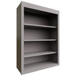 WOS3042 - Wall - Open Shelf - 30 W X 42 H X 12 D - Galaxy Nickel