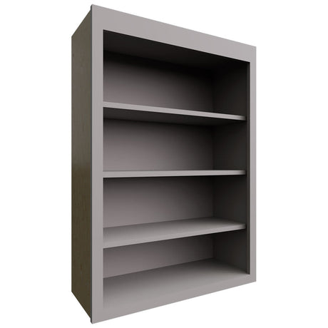 WOS3042 - Wall - Open Shelf - 30 W X 42 H X 12 D - Galaxy Nickel