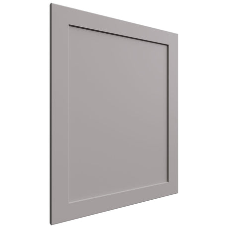 WP-BASE - Wainscot Panel - 23-1 2 W X 29-1 2 H X 3 4 T - Galaxy Nickel