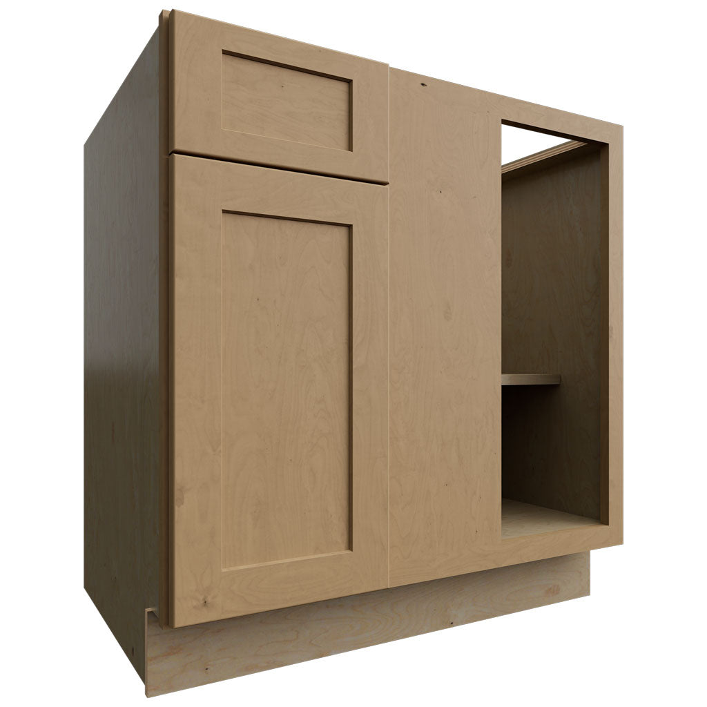 BLB39 42 - Base Corner - Blind Cabinet - 39 W X 34-1 2 H X 24 D - Galaxy Mocha