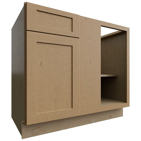 BLB42 45 - Base Corner - Blind Cabinet - 42 W X 34-1 2 H X 24 D - Galaxy Mocha