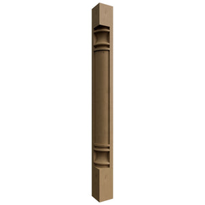 CP36 - Base - Corner Post - 3 W X 36-1 2 H X 3 D - Mocha