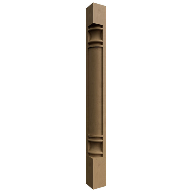 CP36 - Base - Corner Post - 3 W X 36-1 2 H X 3 D - Mocha