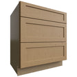 DB30 - Base - 3 Drawers Cabinet - 30 W X 34-1 2 H X 24 D - Galaxy Timber