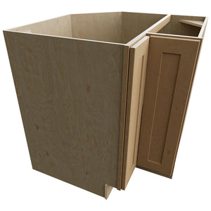 ERB33 - Base Corner - Easy Reach Cabinet - 33 W X 34-1 2 H X 33 D - Galaxy Timber