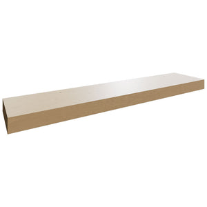 Fabuwood Mocha LED FLS48 Wall Floating Shelf W/Lighting 48 W X 2-1/2 H X 10 D