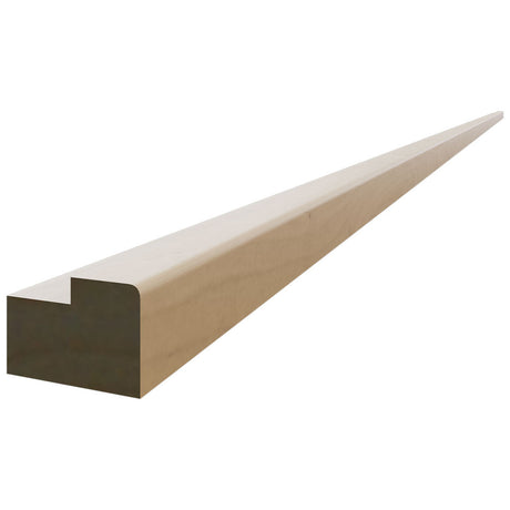 LRM - Light Rail Molding - 96 W X 1 H X 1 T - Galaxy Mocha