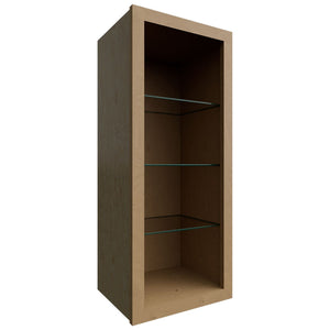 NDW1536 - Wall - Standard No Door Cabinet - 15 W X 36 H X 12 D - Mocha