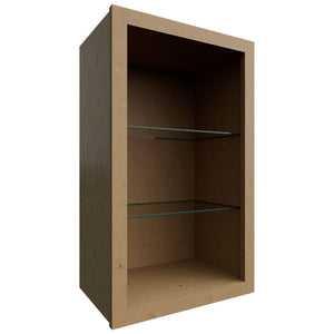 NDW1830 - Wall - Standard No Door Cabinet - 18 W X 30 H X 12 D - Timber