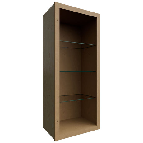 NDW1842 - Wall - Standard No Door Cabinet - 18 W X 42 H X 12 D - Mocha