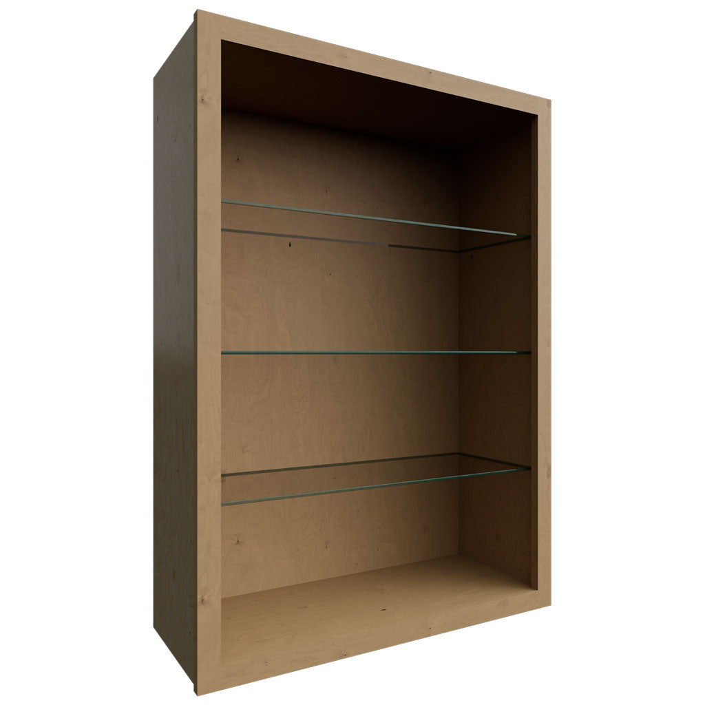 NDW3042 - Wall - Standard No Door Cabinet - 30 W X 42 H X 12 D - Timber