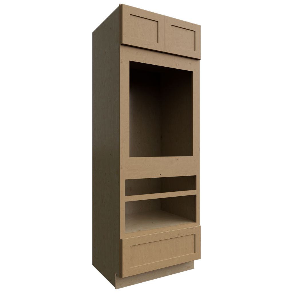 OC3384D - Tall - Oven Cabinet Double - 33 W X 84 H X 24 D - Galaxy Timber