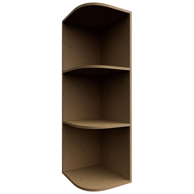 OE1236 - Wall - Open End Cabinet - 12 W X 36 H X 12 D - Mocha