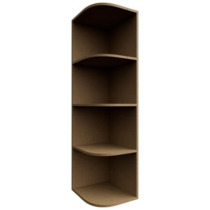 OE1242 - Wall - Open End Cabinet - 12 W X 42 H X 12 D - Mocha