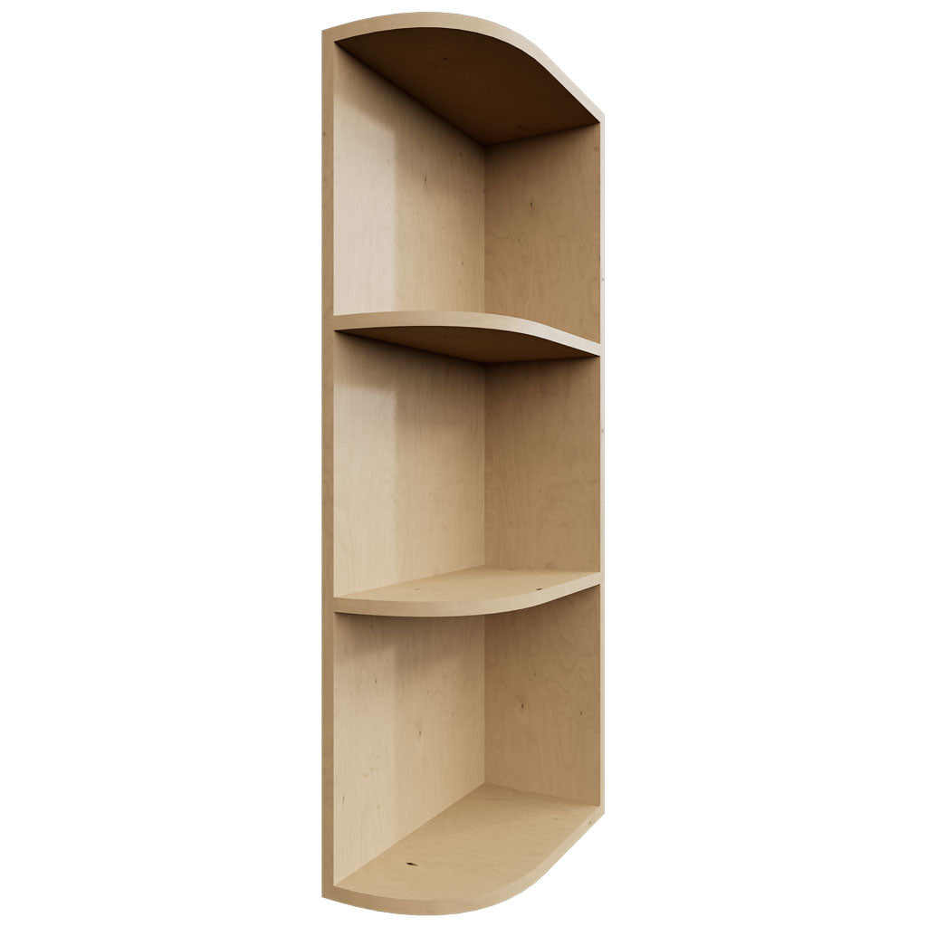 OER630 - Wall - Open End Cabinet - 6 W X 30 H X 12 D - Mocha