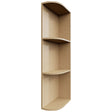 OER636 - Wall - Open End Cabinet - 6 W X 36 H X 12 D - Mocha